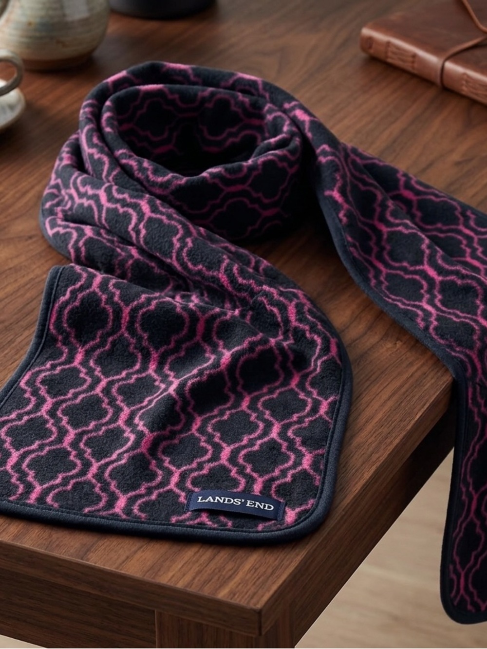 Lands End Microfiber Scarf. EUC